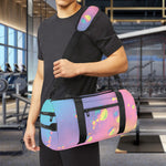 Pastel Acid Melt Print Gym Bag