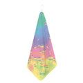 Pastel Acid Melt Print Hand Towel