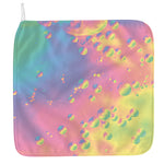 Pastel Acid Melt Print Hand Towel