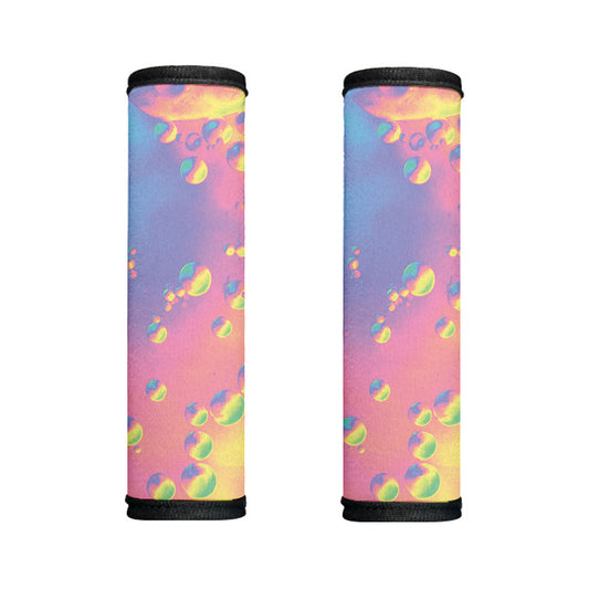 Pastel Acid Melt Print Handle Covers