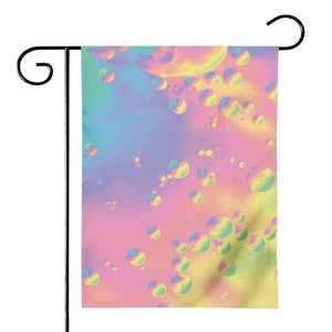 Pastel Acid Melt Print House Flag