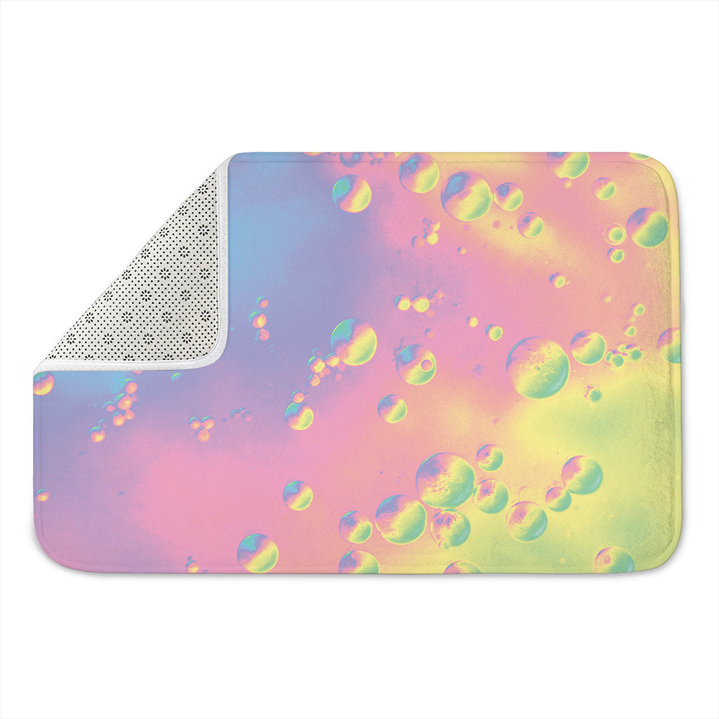 Pastel Acid Melt Print Indoor Door Mat