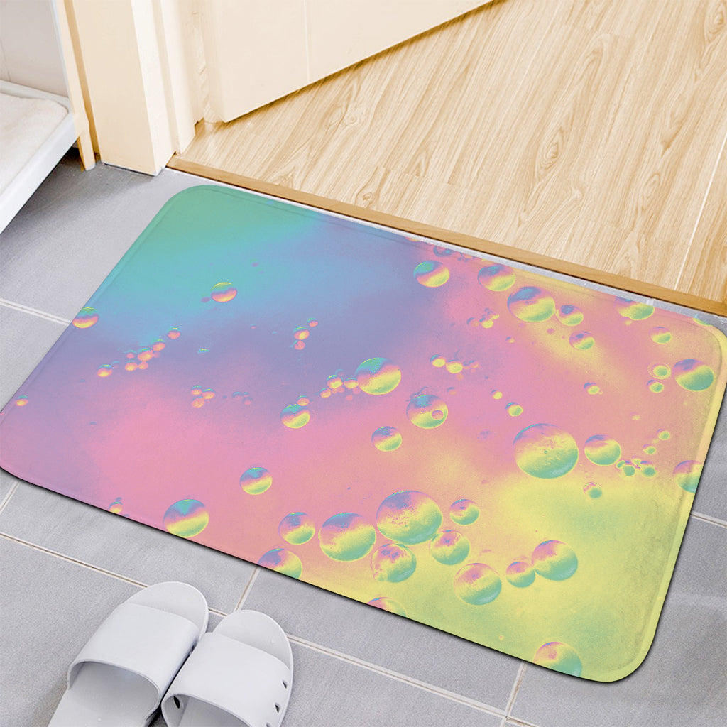 Pastel Acid Melt Print Indoor Door Mat