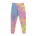 Pastel Acid Melt Print Jogger Pants