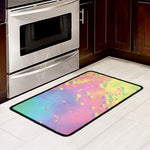 Pastel Acid Melt Print Kitchen Mat