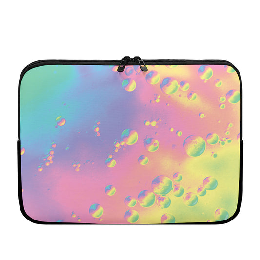 Pastel Acid Melt Print Laptop Sleeve