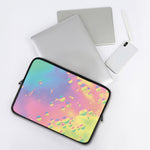 Pastel Acid Melt Print Laptop Sleeve