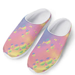 Pastel Acid Melt Print Mesh Casual Shoes