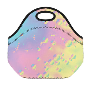 Pastel Acid Melt Print Neoprene Lunch Bag