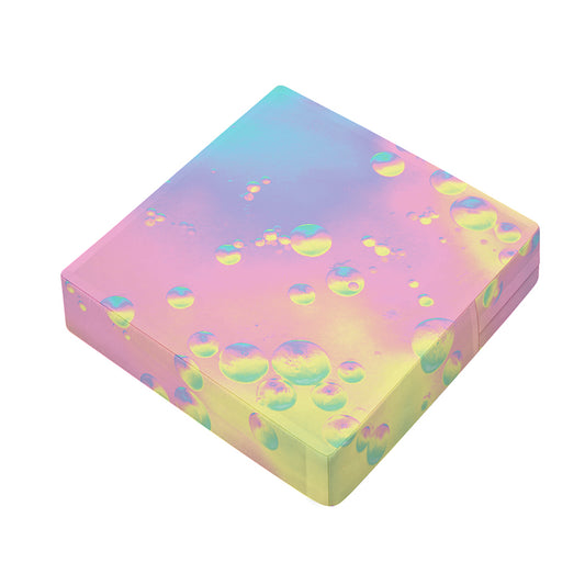 Pastel Acid Melt Print Outdoor Seat Cushion Cover