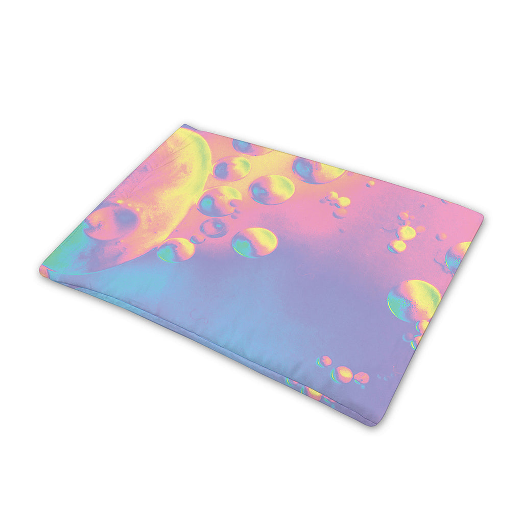 Pastel Acid Melt Print Pet Cooling Mat Cover