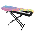 Pastel Acid Melt Print Piano Keyboard Cover