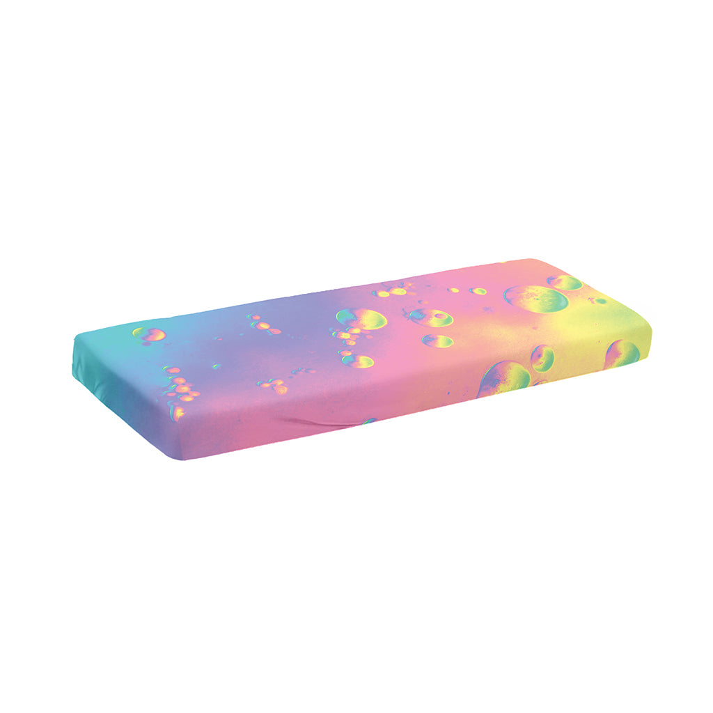 Pastel Acid Melt Print Piano Keyboard Cover