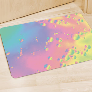 Pastel Acid Melt Print Polyester Doormat