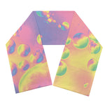 Pastel Acid Melt Print Scarf