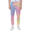 Pastel Acid Melt Print Scuba Joggers