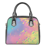 Pastel Acid Melt Print Shoulder Handbag