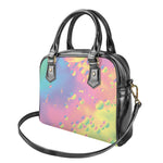 Pastel Acid Melt Print Shoulder Handbag