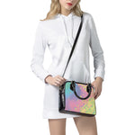 Pastel Acid Melt Print Shoulder Handbag