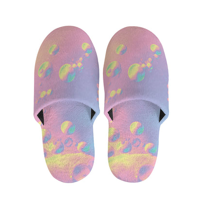 Pastel Acid Melt Print Slippers