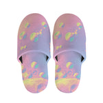 Pastel Acid Melt Print Slippers