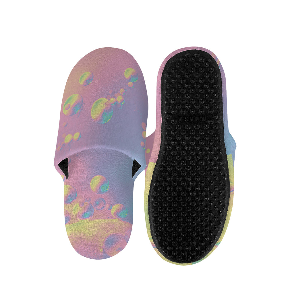 Pastel Acid Melt Print Slippers