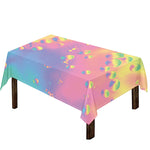 Pastel Acid Melt Print Tablecloth