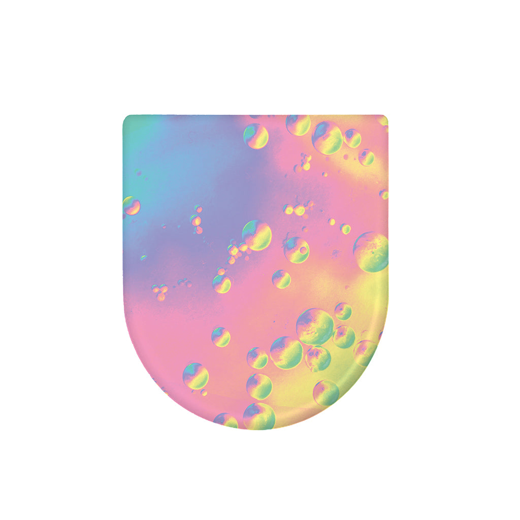 Pastel Acid Melt Print Toilet Lid Cover