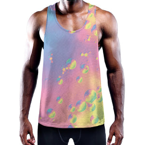 Pastel Acid Melt Print Training Tank Top