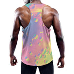 Pastel Acid Melt Print Training Tank Top