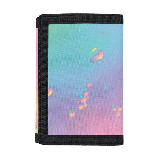 Pastel Acid Melt Print Trifold Wallet