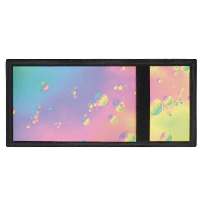 Pastel Acid Melt Print Trifold Wallet