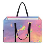 Pastel Acid Melt Print Utility Tote Bag