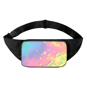 Pastel Acid Melt Print Waist Bag