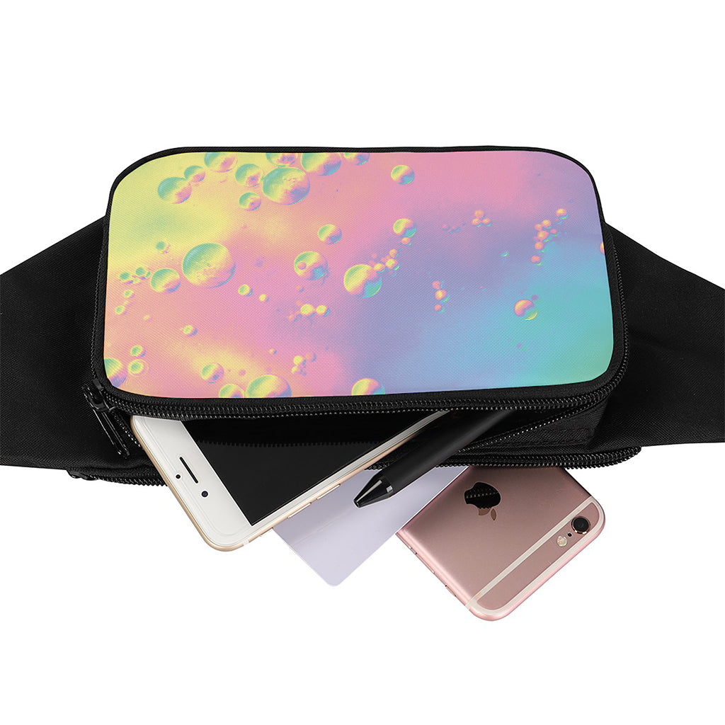 Pastel Acid Melt Print Waist Bag