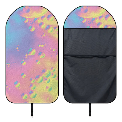 Pastel Acid Melt Print Waterproof Car Seat Cover