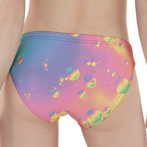 Pastel Acid Melt Print Women's Panties