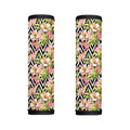 Pastel Alstroemeria Zigzag Pattern Print Handle Covers