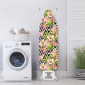Pastel Alstroemeria Zigzag Pattern Print Ironing Board Cover