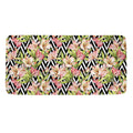 Pastel Alstroemeria Zigzag Pattern Print Towel