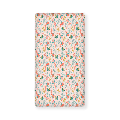 Pastel Axolotl Pattern Print Baby Crib Sheet