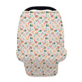 Pastel Axolotl Pattern Print Baby Seat Cover