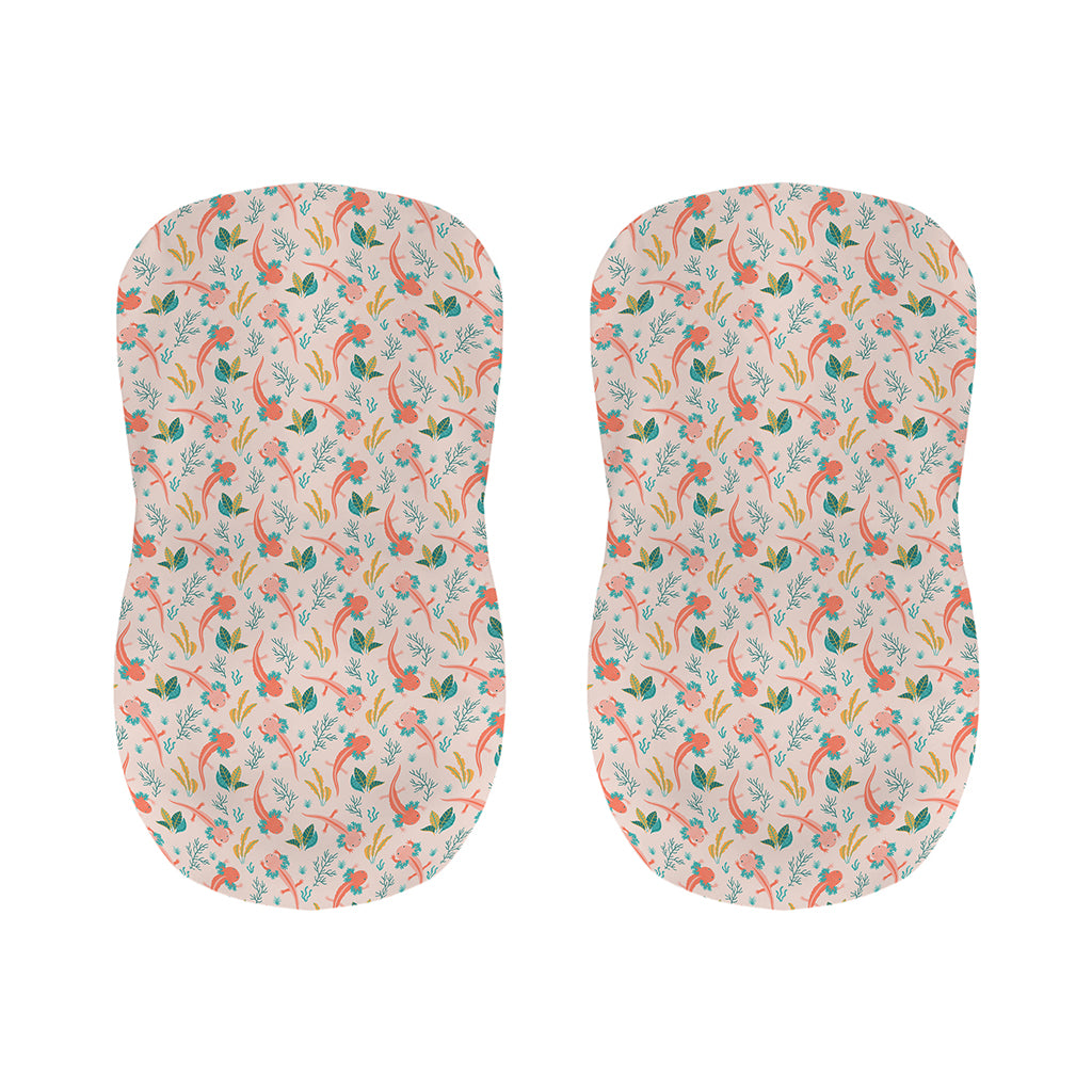 Pastel Axolotl Pattern Print Bar Stool Covers