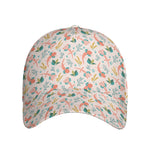 Pastel Axolotl Pattern Print Baseball Cap