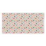 Pastel Axolotl Pattern Print Beach Towel