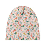 Pastel Axolotl Pattern Print Beanie
