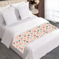 Pastel Axolotl Pattern Print Bed Runner
