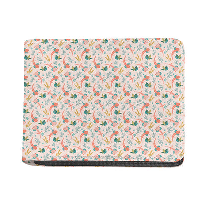 Pastel Axolotl Pattern Print Bifold Wallet