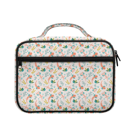 Pastel Axolotl Pattern Print Briefcase Bible Bag