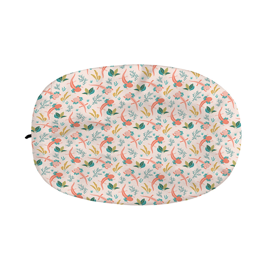 Pastel Axolotl Pattern Print Car Side Mirror Covers